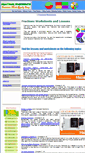 Mobile Screenshot of fractionsworksheets.ca